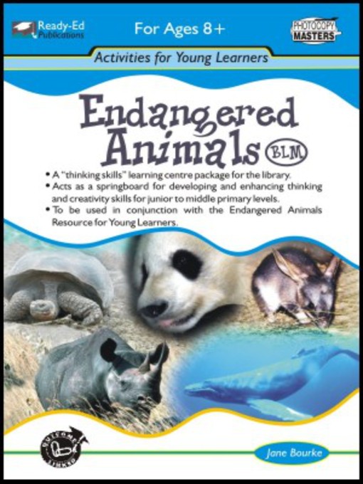 Cover image for Endangered Animals Activity Book